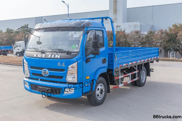 Yuejin Shangjun X500-33 140 ch 4X2(6 roues) camion léger à ridelles, cabine simple, 4,17 m Extérieur (2) | 86Trucks