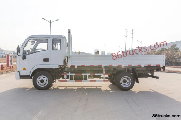 Yuejin Shangjun X300-33 125hp 4X2(6 wheels) 3.8m Extended Cab Flatbed Light Truck (Air Brake) Exterior (3) | 86Trucks