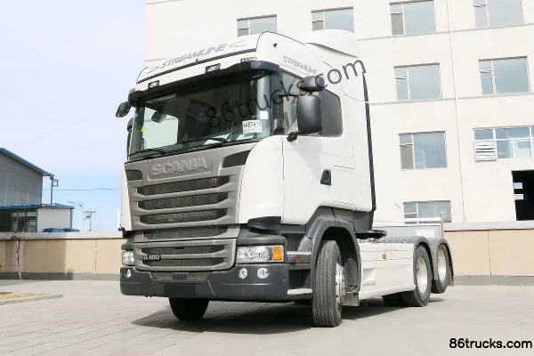 Scania Série R poids lourd 450 ch 6X2R tracteur routier automatique (AMT) (modèle R450) Extérieur (3) | 86Trucks