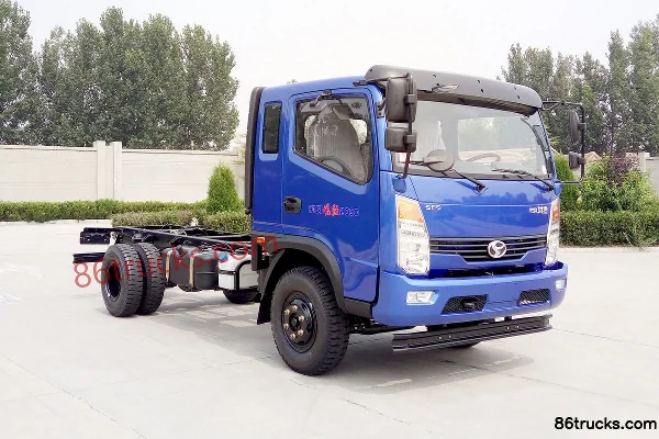 Shifeng Fengchi 130hp 4X2(6 wheels) 3.8m semi-row stake truck light truck Exterior (3) | 86Trucks