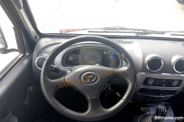 Shifeng Fengling 1.3L 87hp 4X2(6 wheels) Gasoline 2.54m Double Row Van Mini Truck Cab (3) | 86Trucks