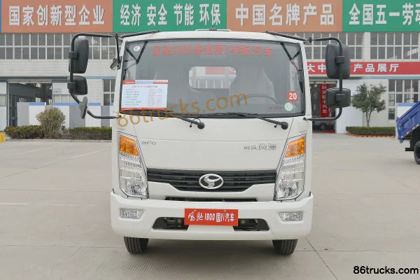 Shifeng Fengchi 143hp 4X2(6 wheels) 4.67m semi-row flatbed cargo truck Exterior (2) | 86Trucks