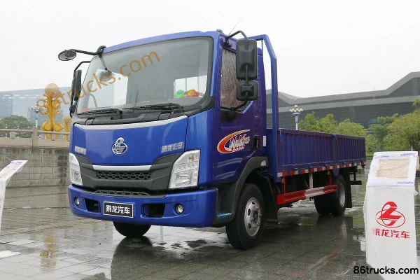 Dongfeng Liuqi Chenglong L3 160hp 4X2(6 wheels) 5.2m single-row panel cargo truck Exterior (3) | 86Trucks