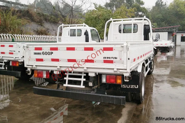 Isuzu 600P 120 ch 4X2(6 roues) camion porteur à ridelles 3,8 m cabine avancée Extérieur (3) | 86Trucks