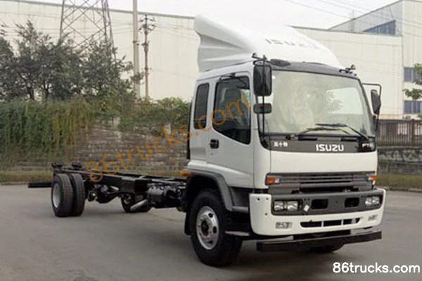 Qingling FTR Series Medium Truck 205 hp 4X2(6 wheels) Van Cargo Truck Chassis Exterior