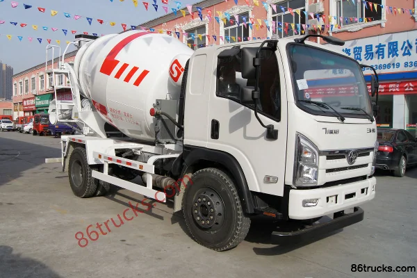 Sanhuan Shitong T3 Chuangke 150hp 4X2(6 wheels) 3.3m³ Concrete Mixer Truck Exterior (3) | 86Trucks