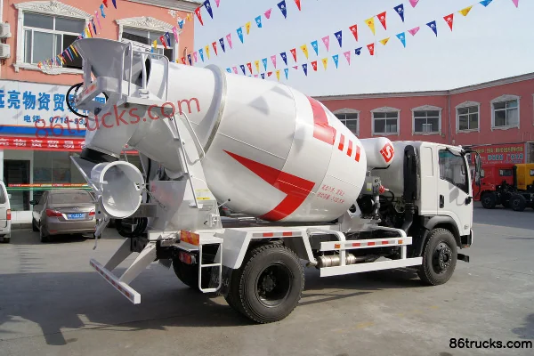 Sanhuan Shitong T3 Chuangke 150hp 4X2(6 wheels) 3.3m³ Concrete Mixer Truck Exterior (2) | 86Trucks