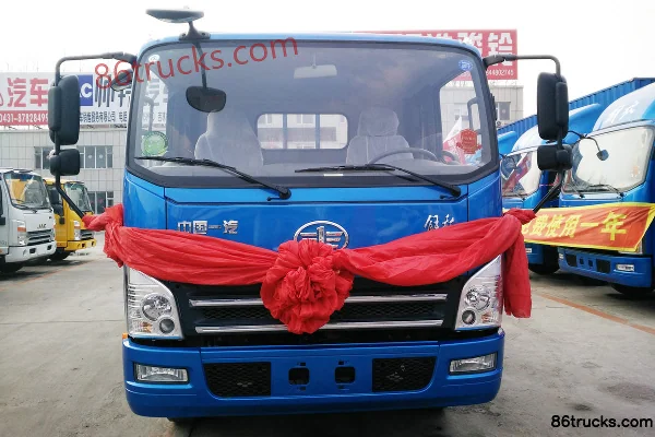 FAW Jiefang Hu VH 120 hp 4X2(6 wheels) 4.21m Single Row Flatbed Light Truck Exterior (2) | 86Trucks