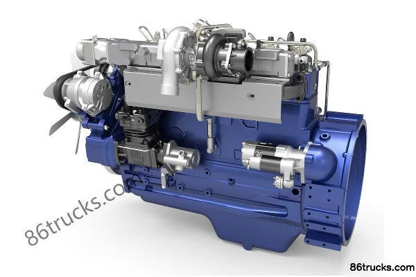 Weichai WP6.180E50 180hp 6.75L China V Diesel Engine Exterior (2) | 86Trucks