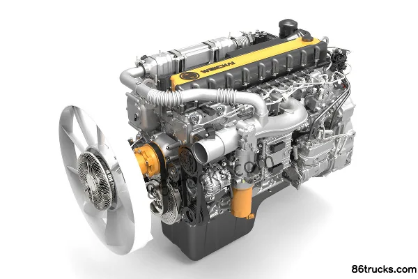 Weichai WP10H336E50 336 hp 10L China V Diesel Engine Exterior (3) | 86Trucks