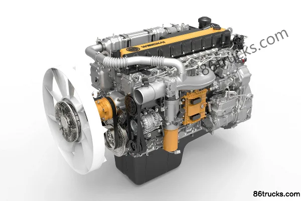 Weichai WP10H336E50 336 hp 10L China V Diesel Engine Exterior (2) | 86Trucks