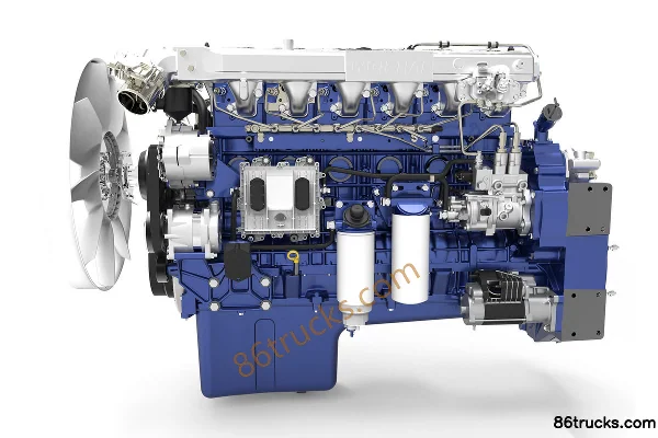 Weichai WP12.400E50 400hp 12L China V Diesel Engine Exterior (3) | 86Trucks