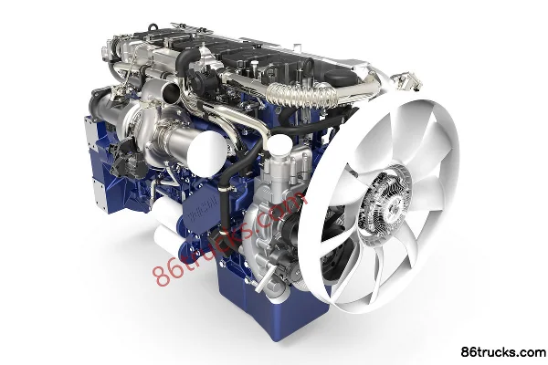 Weichai WP12.400E50 400hp 12L China V Diesel Engine Exterior (2) | 86Trucks