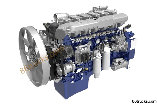 Weichai WP13.500E501, 500 ch, 13 L, China V, moteur diesel Extérieur (3) | 86Trucks
