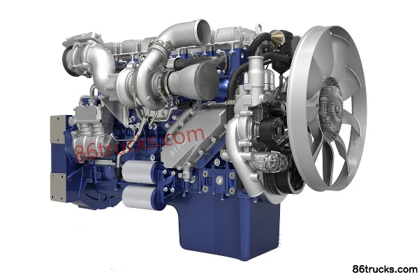 Weichai WP13.500E501, 500 ch, 13 L, China V, moteur diesel Extérieur (2) | 86Trucks