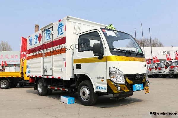Yuejin Xiaofuxing S50Q 1.2L 87 hp 4X2(6 wheels) gas cylinder van truck (Zhongyan brand) Exterior