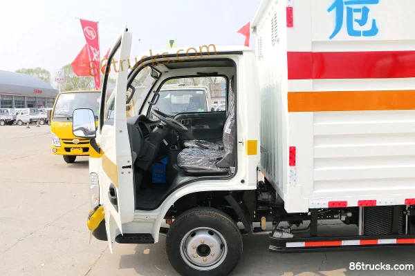 Yuejin Xiaofuxing S50Q 1.2L 87 ch 4X2(6 roues) camion de transport de bouteilles de gaz (marque Zhongyan) Cabine (2) | 86Trucks
