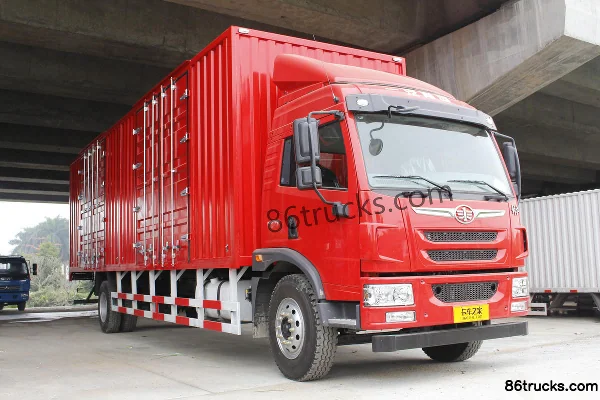 FAW Jiefang Qingdao Long V Medium Truck 2.0 220hp 4X2(6 wheels) 9.65m Box Cargo Truck (Ratio 4.444) Exterior