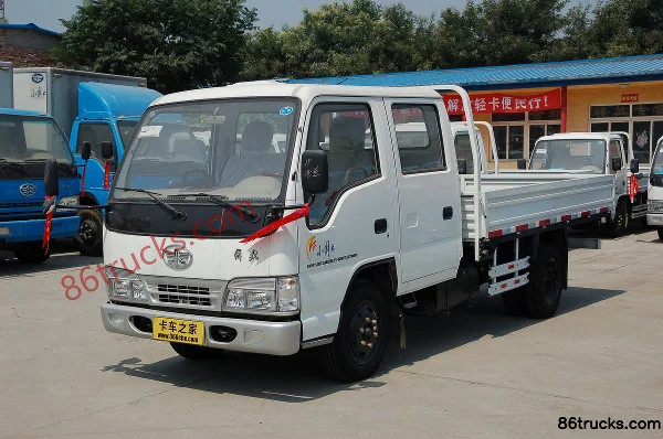 FAW Jiefang 109 ch 4X2(6 roues) 3,12 m camion plateau léger à cabine double Extérieur (2) | 86Trucks