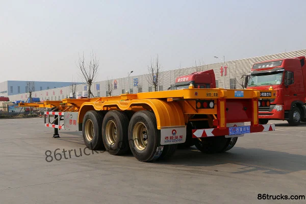 Luoxiang 40ft lightweight container skeleton semi-trailer Exterior (3) | 86Trucks