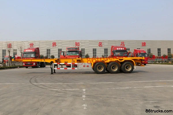Luoxiang 40ft lightweight container skeleton semi-trailer Exterior (2) | 86Trucks