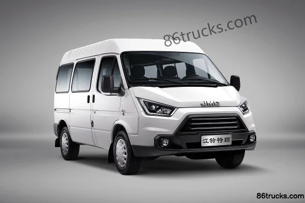 JMC Teshun 2017 116 ch 6/7/8 places empattement court 2.8T diesel toit moyen version transport Extérieur (2) | 86Trucks