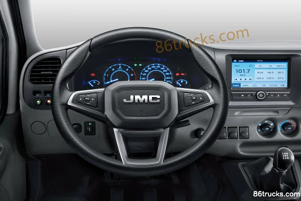 JMC Teshun 2017 116 ch 6/7/8 places empattement court 2.8T diesel toit moyen version transport Cabine (3) | 86Trucks
