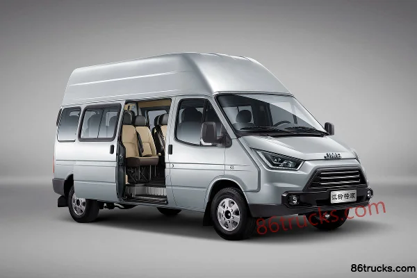 JMC Teshun 2017 116 ch 14/15 places empattement long 2.8T diesel toit haut version commerciale Extérieur (2) | 86Trucks