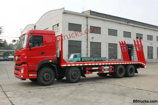 Sanhuan Shitong Yulong 310hp 8X4(12 wheels) Flatbed Truck Exterior (3) | 86Trucks