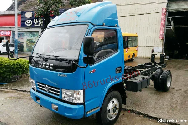 Dongfeng Duolika D6L 102 hp 4X2(6 wheels) 4.172m single-row cage cargo light truck chassis Exterior (3) | 86Trucks