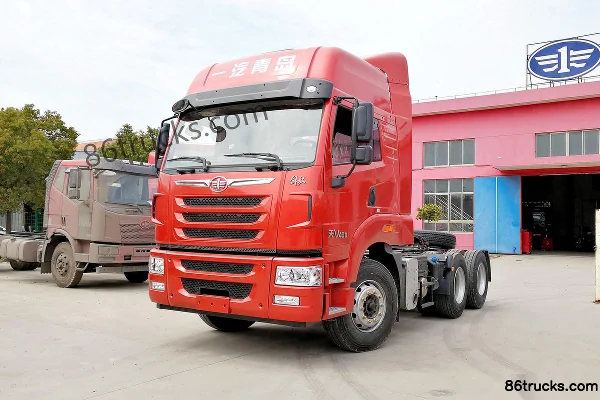 FAW Jiefang Qingdao Tian V Heavy Truck Hazardous Chemical Version 430 hp 6X4(10 wheels) Dangerous Goods Tractor Truck Exterior (2) | 86Truck