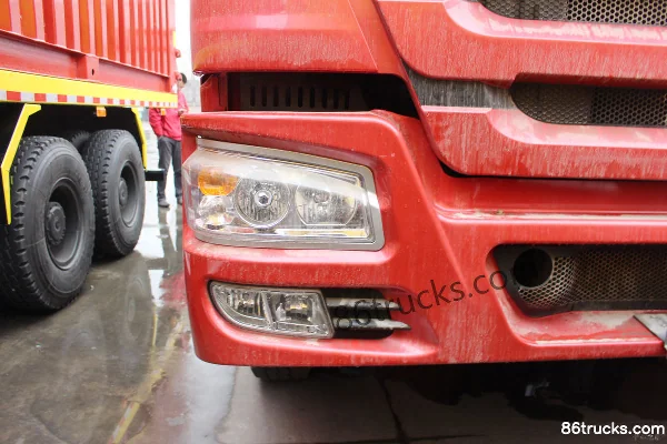 Sinotruk HOWO camion lourd 380 ch 8X4(12 roues) camion benne plateau Extérieur (3) | 86Trucks