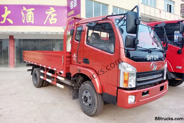 Sanhuan Shitong 1049 Fuxingka 115 hp 4X2(6 wheels) 3.8m Day Cab Stake Truck Light Truck Exterior