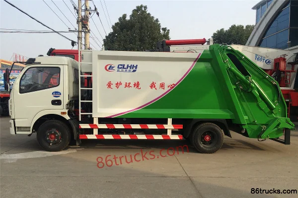 Dongfeng Duolika D6 143 hp 4X2(6 wheels) Compactor Garbage Truck (Chengliwei Brand) Exterior (2) | 86Trucks
