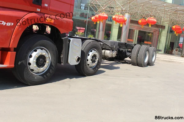FAW Jiefang Qingdao JH6 Heavy Truck 350hp 8X4(12 wheels) 9.5m Van Cargo Truck Chassis (2) | 86Trucks