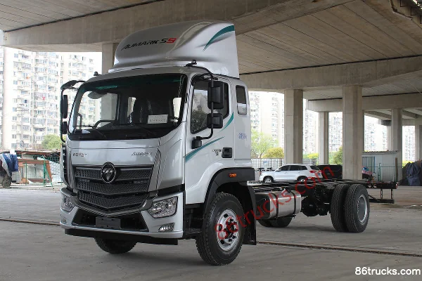 Foton Auman R series 170hp 4X2(6 wheels) 6.8m semi-crew cab flatbed cargo truck Exterior (3) | 86Trucks