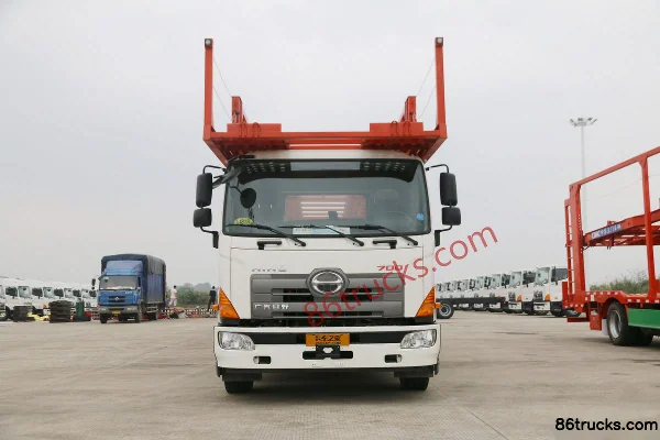 GAC HINO Série 700 camion lourd 300 ch 6X2(8 roues) châssis porte-voitures 6X2R (toit plat) Extérieur (2) | 86Trucks