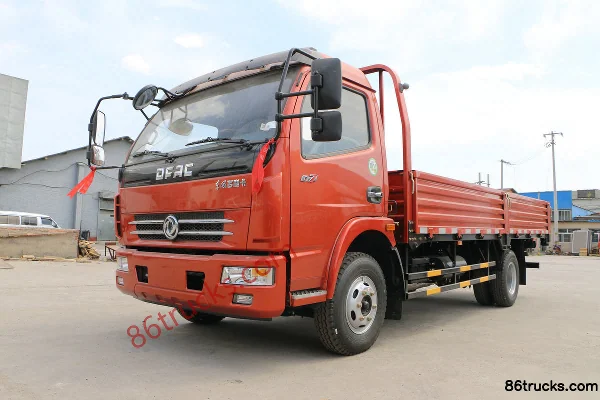 Dongfeng Duolika D7 156hp 4X2(6 wheels) 5.15m single-row flatbed light truck Exterior (3) | 86Trucks