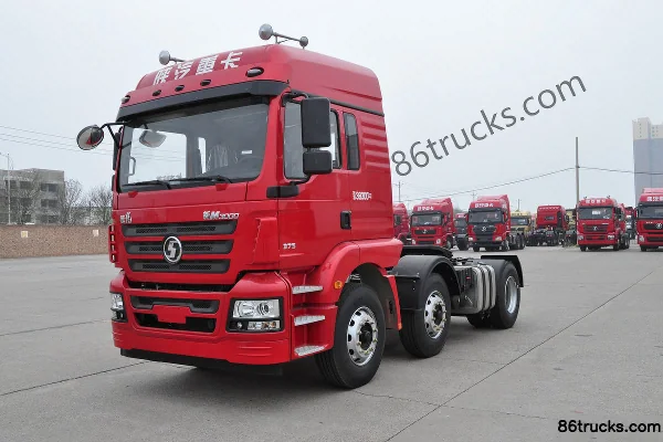 SHACMAN Cummins Delong New M3000 Lightweight Version 345 hp 6X2(8 wheels) Tractor Truck Exterior (3) | 86Trucks