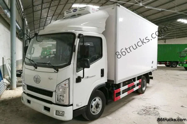 FAW Hongta FAW Jiefang Gongshi 120 hp 4X2(6 roues) 4.2m Refrigerated Truck Extérieur