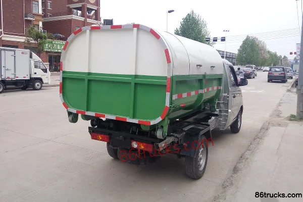 Foton Xiangling 87hp 4X2(6 wheels) Garbage Truck Exterior (3) | 86Trucks