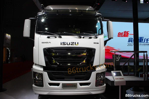 Qingling Isuzu Giga 350 ch 4X2(6 roues) camion porteur fourgon 9,6 m Extérieur (2) | 86Trucks