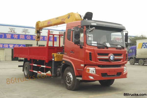 Sinotruk Sinotruk Wangpai W5D near-heavy truck truck-mounted crane