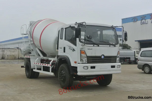 Sinotruk Wangpai 7 Series 150 hp 4X2(6 wheels) 3.35 m³ concrete mixer truck Exterior
