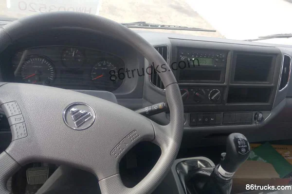 Foton Ruivo E3 141 hp 4X2(6 wheels) 4 m dump truck Cab (1) | 86Trucks