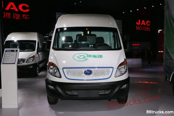 JAC Shuailing i6 4.5T 6m Pure Electric Enclosed Van Truck 82.944kWh Exterior (2) | 86Trucks