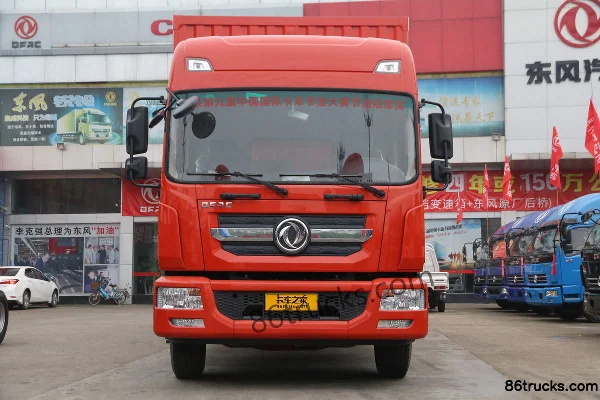 Dongfeng Duolika D12 Luxury Edition 240 hp 4X2(6 wheels) 9.85m Van Cargo Truck Exterior (2) | 86Trucks
