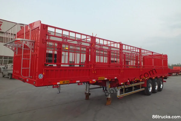 13m Ultra-Light Gooseneck Stake Semi-Trailer (Curb Weight 5.75 tons) Exterior (3) | 86Trucks