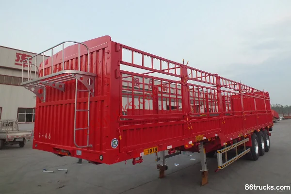 13m Ultra-Light Gooseneck Stake Semi-Trailer (Curb Weight 5.75 tons) Exterior (2) | 86Trucks