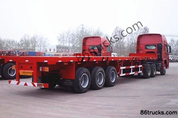 Liangshan Zhongze Liangshan Zhongze 13m Flatbed Trailer flatbed semi-trailer
